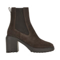 Hogan H724 Stivaletto Chelsea Donna in Pelle con Suola Chunky