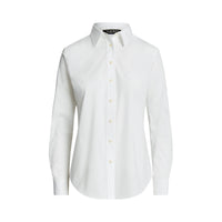 Lauren Ralph Lauren Jamelko camicia no-iron in cotone stretch donna