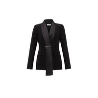 Joseph Ribkoff blazer silky knit con foulard in raso donna