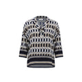 Joseph Ribkoff Top Squadrato Donna Stampa Geometrica Tessuto Riciclato