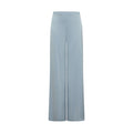 Marella Pesi Pantalone Elegante Donna in Satin con Piega Stirata