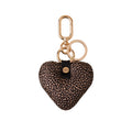 Borbonese Portachiavi Cuore Donna Tessuto Op Riciclato Imbottito Charm Borsa