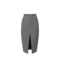 Elisabetta Franchi Gonna Midi Donna in Pura Lana Vergine