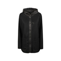 Fay cappotto corto con cappuccio in lana e cashmere donna