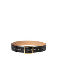 Elisabetta Franchi Cintura Donna in Pelle Logo Dorato