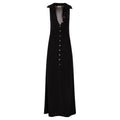 Elisabetta Franchi Abito Lungo Donna in Viscosa Scollo a V Slim
