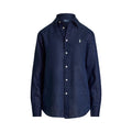 Ralph Lauren Camicia Lino Manica Lunga Donna