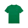 Polo Ralph Lauren T-Shirt Uomo Custom Slim Fit Jersey Crewneck Verde