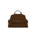 Orciani Sveva Peach Cargo Small borsa in suede con tracolla donna