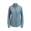Lauren Ralph Lauren Classic Fit camicia denim in cotone donna