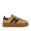 Hogan Cool Sneakers Donna in Nabuk con Suola Platform