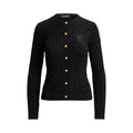 Lauren Ralph Lauren Cardigan Donna a Trecce in Misto Cotone