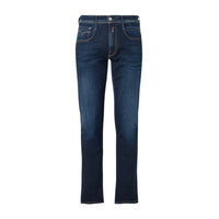 Replay Anbass Jeans Slim Fit Uomo Stone Wash con Baffature a Mano