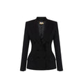 Elisabetta Franchi Blazer Doppiopetto Crêpe Slim Fit Donna