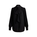Lauren Ralph Lauren Klaryce blusa in georgette con fiocco donna