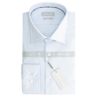 Michael Kors 2-Ply Stretch Twill camicia Slim Fit uomo